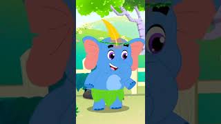 Udane Wala Hathi उड़ने वाला हाथी shorts hindirhymes babytoottoot elephants shortsvideos [upl. by Sherwynd]