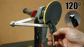 THIS IS THE BEST DEVICE FOR SHARPENING DRILLS I sharpen drills in 30 seconds [upl. by Tod]