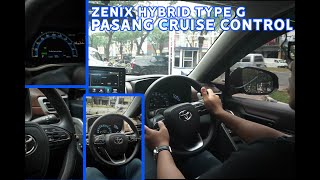 ZENIX G ATAU V HYBRID SUDAH BISA PASANG CRUISE CONTROL BISA APA AJA SIH PAKAI CRUISE CONTROL [upl. by Hurst]