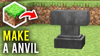 How To Make An Anvil In Minecraft  Full Guide [upl. by Oiredised246]