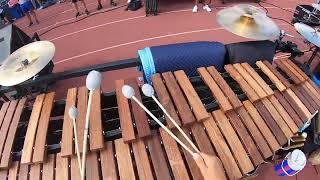 Blue Devils 2023  quotTHE CUTOUTSquot  Marimba Headcam  Joshua Koester [upl. by Pearla]