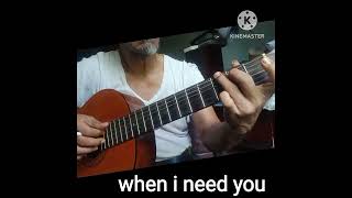 Fingerstyleguitar song When I Need You from Leo sayer fingerstyleguitar [upl. by Even]