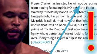 ANNOUNCEMENT ❗️ FRAZER CLARKE CLEARS UP THE FALSE RUMORS OF HIS RETIREMENT 🛑 COUNTERPUNCHED ❗️ [upl. by Kinnon95]