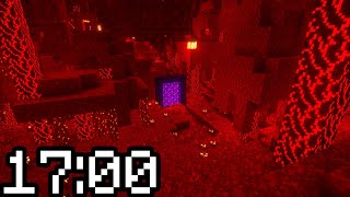 The nether is very red in Minecraft  Minecraft Minute 17 [upl. by Etnuahs777]