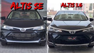 Toyota Corolla Altis Special Edition Vs Altis 16 Cvt  Comparison  Basic difference explain [upl. by Auqinehs]