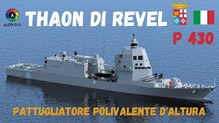 PPA Thaon di Revel Marina Militare Varo Italian Navy ship 2022 [upl. by Lemahs]