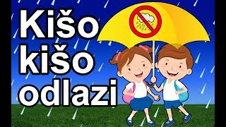 Kišo kišo odlazi  Pesmice za decu  Rain Rain Go Away  Dečija pesmica  Learn with Nursery Rhymes [upl. by Crooks]