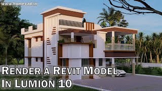 How To Render A Revit House In LUMION 10 [upl. by Lucilia]