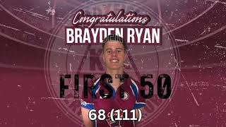 Brayden Ryan First 50 [upl. by Oiruam451]