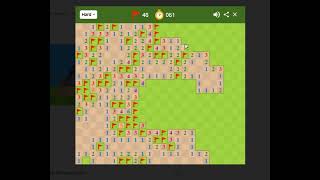 Google Minesweeper 240 HARD 106sec 65 [upl. by Yenffad]