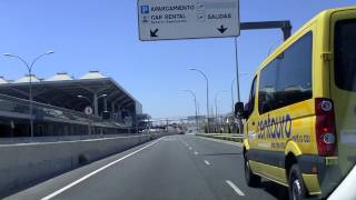 Málaga Airport car rental return route [upl. by Arriaet]