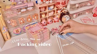 ［wrapping］販売するメモのラッピング  asmr  作業動画  梱包動画 [upl. by Rodgiva321]