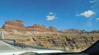 Utah Hwy 95 Colorado River Glen Canyon Nat Rec Area South of Hanksville Utah [upl. by Bradwell]