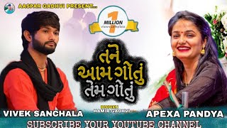 તને આમ ગોતૂ તેમ ગોતૂ  dil ma lai ne dard fare  vivek sanchala  Apexa Pandya  dayro 2021 [upl. by Netsrek]