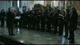 Chor 96 from Ottobeuren sings quotLord I want to be a Christianquot by Franz Biebl [upl. by Asile]