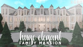 Bloxburg  Huge Elegant Family Mansion Build [upl. by O'Gowan]