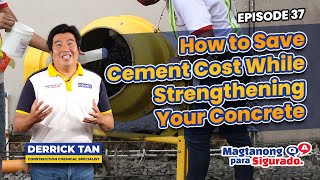 LESS CEMENT  STRONGER CONCRETE Lets Talk About Concrete Admixture [upl. by Zendah265]