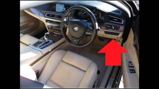 BMW F01 F02 7 Series Diagnostic OBD2 Port Location Video [upl. by Ardiedal]