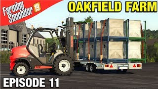 LOADING SEED BAGS Farming Simulator 19 Timelapse  Oakfield Farm FS19 Episode 11 [upl. by Tacye151]