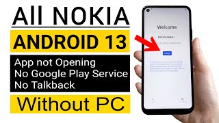 ANDROID 13  All Nokia FRP Unlock NO PC  100 Working Method 2023 [upl. by Uni]