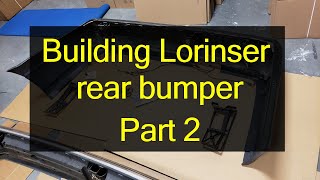 Building Mercedes W140 S600 Rear Lorinser Bumper  Part 2 [upl. by Windham]