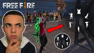 SIMÓN DICE SOLO con NUEVOS EMOTES en FREE FIRE minijuego  Jonbtc [upl. by Tterab]