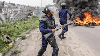 Présidentielle en RD Congo  tensions sur le site dune manifestation interdite de lopposition [upl. by Gebelein]