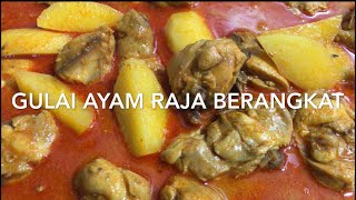 Masakan kelantan  Gulai ayam raja berangkat [upl. by Netsyrk]