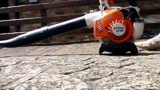 Stihl SH85 BlowerVac Cold Start [upl. by Amesari]