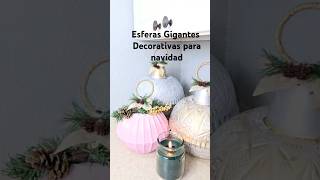 Esferas Gigantes Para navidaddiy diydecoracion decoracion ideas christmas [upl. by Asaert369]