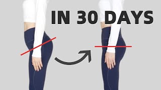 8 Min Exercises to Fix Anterior Pelvic Tilt FAST  Relieve Lower Back Pain amp Look Taller [upl. by Dorkas]