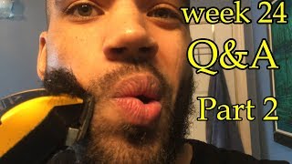 My Minoxidil Beard Journey  Week 24  QampA Part 2 [upl. by Aicittel]