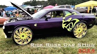 Rick Ross Car Show 2024  The Promise Land  Donks Amazing Cars Donk Custom Cars Part2 [upl. by Aroled]