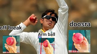 saeed ajmal bowling tipsall variation off spindoosraarm ball how to do with straight arm very esy [upl. by Nerrol140]