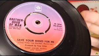 Save Your Kisses For Me  Brotherhood Of Man  1976 PYE 45rpm Vinyl Single  1976 Bush Scene One [upl. by Suellen]