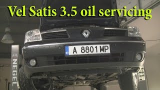 Renault Vel Satis 35 oil servicing [upl. by Liggitt47]