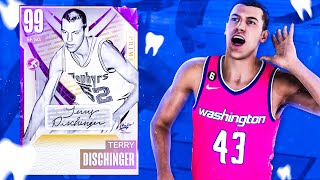 Why Dark Matter Terry Dischinger is the BEST Card on the Game  NBA 2K23 MyTeam Gameplay [upl. by Uhile]