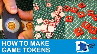 How to Make Tokens  Dining Table Print and Play [upl. by Chantalle]