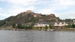 Festung Ehrenbreitstein in Koblenz  September 2012 RheinlandPfalz Germany in HD [upl. by Oinoitna]