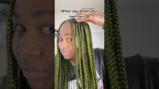 braids africanbraids knotlessbraids knotless shortviral shortvideo shorts [upl. by Audra]