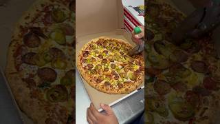 Spicy Pepperoni🍕🌶️🍯 pepperoni pizzalover food pizza spicy honey jalapeño cheese fresh [upl. by Yelhsa]