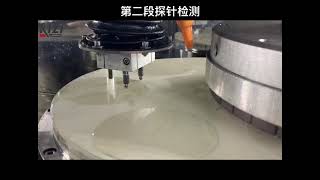 Sapphire wafer high speed thinning  lapping process display [upl. by Amandi]