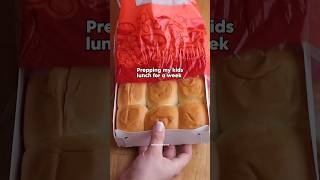 Hawaiian Rolls Slider Sandwich Hack 🍞 backtoschool schoollunch lunchbox h [upl. by Abisha]