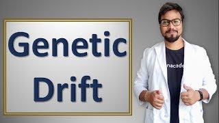 Genetic DriftBottleneck and Founder effect in hindi [upl. by Tinor]