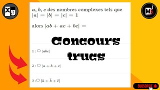 Preparation aux concours des grandes écoles les astuces LA SUITE [upl. by Rodrick]