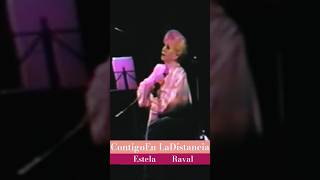 Estela Raval 🎵 Contigo En La Distancia 1994 shorts show bolero [upl. by Cristian639]