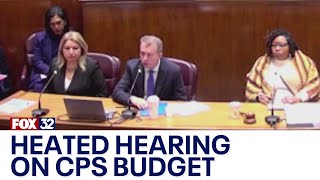 Chicago City Council questions CPS CEO on budget crisis tensions with Mayor Johnson [upl. by Nalyt610]