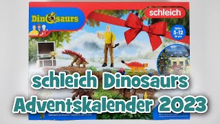 Der Beste von Schleich 😍  schleich Dinosaurs Adventskalender 2023 98984  UNBOXING [upl. by Nosecyrb]