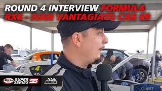 Round 4 Interview Formula RX8  Ivan Vantagiato Car 89 [upl. by Forbes]