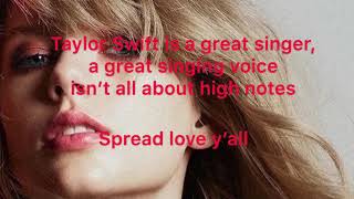 Hardest Taylor Swift songs to sing [upl. by Sudnak]